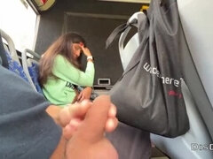 Blowjob, Bus, Dick, Flashing, Handjob, Masturbation, Public, Teen