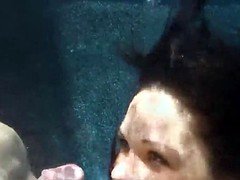 フェラチオ, 茶髪の, ポルノスター, 水中