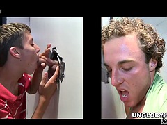 Amateur, Sucer une bite, Homosexuelle, Trou de la gloire, Public, Réalité
