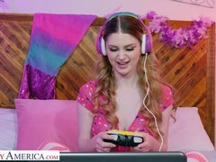 アメリカ人, お尻, ブロンド, チン, 彼女, 毛深い, オマンコ, オッパイの
