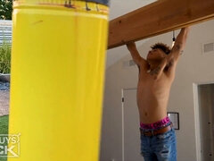 ブロンド, フェラチオ, 汚れた　, バック, 筋肉, 自然山雀, ラフ, 締まりの良い