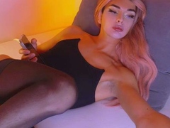 Wichsen, Transfrau, Solo, Strümpfe, Netzkamera