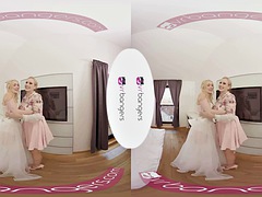 En tercera dimension, Rubia, Novia, Sexo duro, Lencería, Madres para coger, Trio, Boda