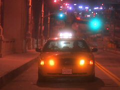 Jessica Drake blows taxi driver for a ride