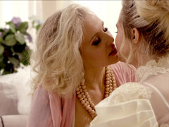 18 años, Novia, Familia, Lesbiana, Masturbación, Coño, Madrastra, Boda