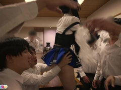 18 jahre, Asiatisch, Gruppe, Hd, Japanische massage, Orgie, Jungendliche (18+), Uniform