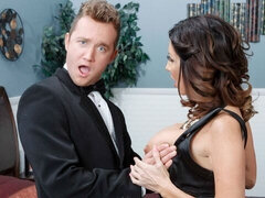 デカ尻, デカチン, デカパイ, 茶髪の, なめる, 淫乱熟女, ペニス, オマンコ