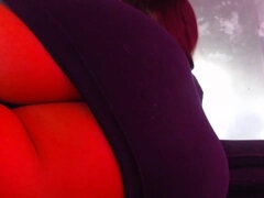 Gros seins, Brunette brune, Fétiche, Seins naturels, Solo, Jarretelles, Nénés, Webcam