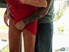 Большие сиськи, Минет, Семяизвержение, Член, Бабушки, Зрелые, Натуральные сиськи, Сиськи