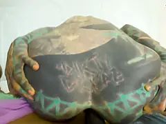 Anaal, Grote lul, Sperma shot, Sperma in gezicht, Gapende, Monster, Anaal likken, Shemale