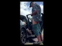 Hot Car Sex & Road Head with British Wife - Amateur Couple Fuck