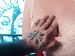 Blowjob, Fetish, Foot fetish, Lingerie, Pov, Redhead, Stepmom, Teen
