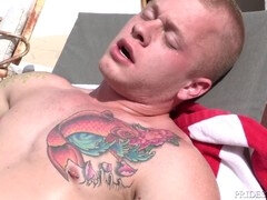 Hot and steamy pool action compilation with muscle hunks and big cocks