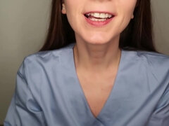 Amateur, Médico, Examen, Hembra, Dominacion femenina, Enfermera, Solo, Esperma