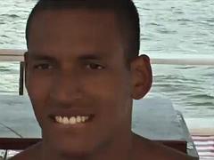 Anal, Noire, Sucer une bite, Brésilienne, Noir ébène, Fille latino, Léchez, De plein air