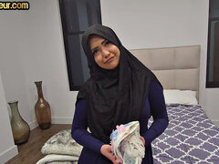 Cockhungry arab riding lover in POV