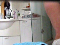 Amateur, Morena, Ducha, Voyeur