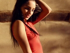 18 jaar, Kont, Bruinharig, Masturbatie, Klein, Alleen, Tiener, Tieten likken