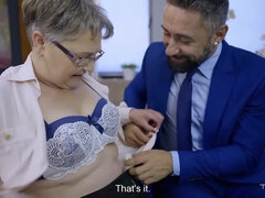 Verga grande, Tetas grandes, Rubia, Clásico, Abuelita, Hd, Natural, Medias largas