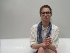 Amateurs Babe With Glasses Blowing Pecker