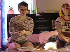 Wohlbeleibte schöne frauen, Pummelig, Fett, Grufti, Tätowierung