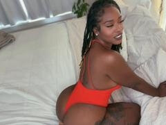 Big ass, Ebony, Femdom, Instruction, Natural