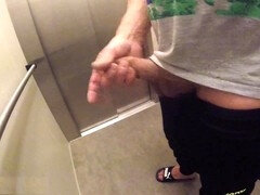 Grote lul, Mollig, Homo, Logement, Aftrekken, Masturbatie, Openbaar, Alleen