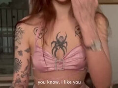 Brunette brune, Mignonne, En levrette, Robe, Première fois, Pov, Chatte, Jupe