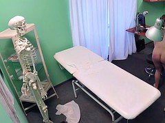 Big booty and tits patient fucked in fake hospital