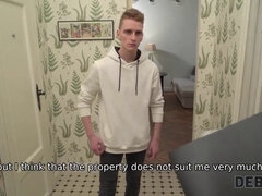 Bitch gets analyzed hard for all debts in front