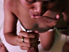 Tiny Pattaya Freelancer Sucking On Cock