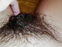 Amateur, Acercamiento, Fetiche, Peludo, Coño, Ducha