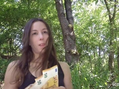 18, お尻, デカチン, 巨乳な, チン, ハードコア, アウトドア, ラフ