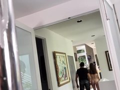 Sucer une bite, Brunette brune, Branlette thaïlandaise, Hard, Léchez, Seins naturels, Chatte, Nénés