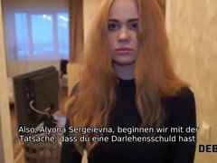 Leie, Selbstgemacht, Geld, Realität, Rotschopf, Rau, Russisch, Jungendliche (18+)