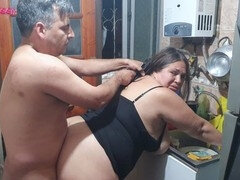 Leie, Grosser arsch, Paar, Hausfrau, Reif, Rau, Taboo, Ehefrau