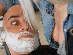 お尻, ブロンド, フェラチオ, 顔射, Hd, 自然山雀, オマンコ, オッパイの