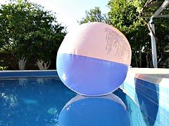 Naked Pussy At The Poolside