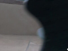 18, ブロンド, カップル, カワイイ, 彼女, 小柄, ピアス, のぞき