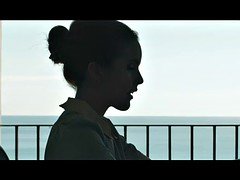 Chica, Cine, Piscina, Pelirrojo