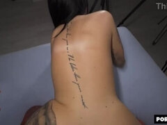 Big ass, Big tits, Brunette, Doggystyle, Homemade, Huge, Tattoo, Teen