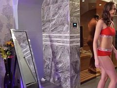 Geschnappt, Besamung, Europäisch, Schwul, Hardcore, Hotel, Sauna, Titten