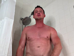 Amateur, Cuarto de baño, Gay, Pajearse, Masturbación, Ducha, Solo, Voyeur