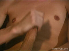 Spermaladung, Schwanz, Handjob, Solo