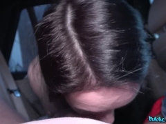 Brunette with nice natural tits