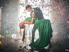 18 jahre, Arsch, Grosser schwanz, Blasen, Hundestellung, Natürlichen titten, Dürr, Titten