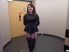 素人, デカチン, 黒人, フランス人, 異人種間, オマンコ, 三人, ヤリマンの