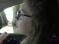 素人, ビーチ, 茶髪の, 指いじり, 眼鏡, ハメ撮り, 靴下, オッパイの