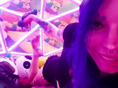 Amateur, Botas, Sucio, Gotica, Amante, Fiesta, Público, Solo