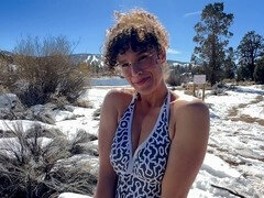 Short dress, public, jewish milf